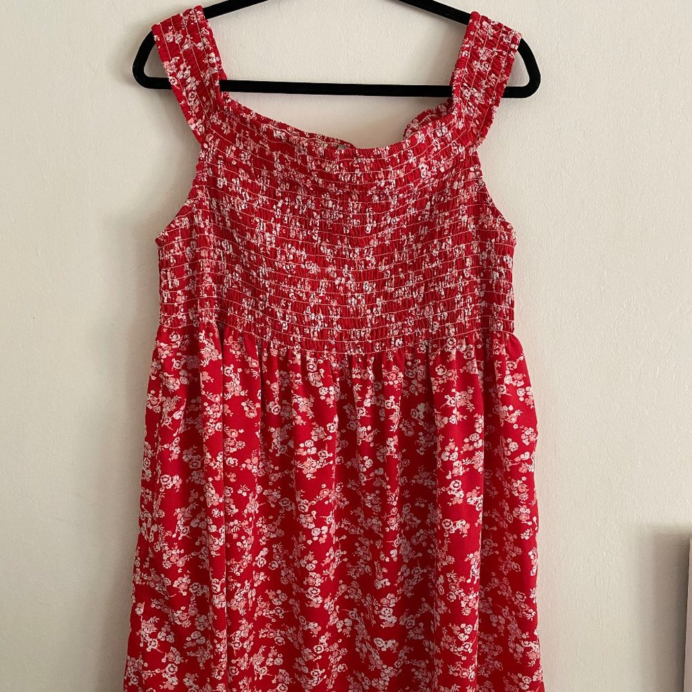 ASOS Shirred Off-the-Shoulder Mini Sundress